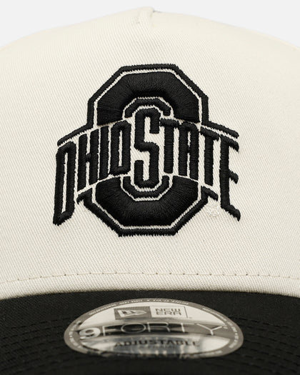 New Era Ohio State Buckeyes 'Easy Chrome Black' 9FORTY A-Frame Snapback Chrome/Black