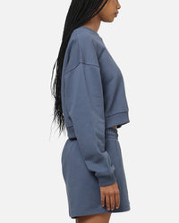 New Era Women's Los Angeles Dodgers Crop Crewneck Indigo