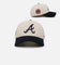 47 Brand Atlanta Braves Wooly Sure Shot Offside DT Snapback Natural/Navy