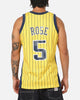 Mitchell & Ness Indiana Pacers Jalen Rose #5 Swingman Road Jersey Yellow