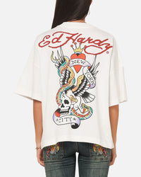 Ed Hardy NYC T-Shirt Off White