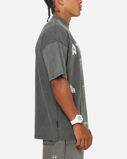 Saint Morta Athltc T-Shirt Washed Charcoal