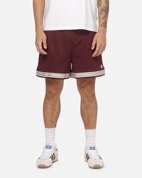 Adidas Warp Knit Shorts Maroon