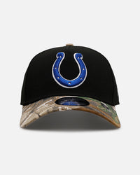 New Era Indianapolis Colts 'Black Crown Realtree Visor' 9FORTY A-Frame Snapback Realtree Edge/Black