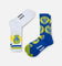 Foot-ies Canberra Raiders Crew Socks 2 Pack White/Black