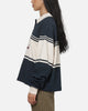 Carre Varsity Long Sleeve Polo Shirt Vintage Navy