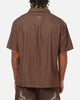Saint Morta Baroque Button Up Shirt Dark Earth