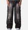 MNML Void Baggy Ring Denim Jeans Washed Black