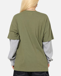 X-Large 91 Double Layer T-Shirt Pigment Olive