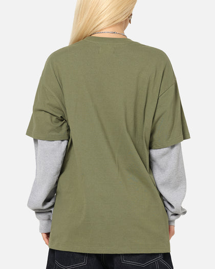 X-Large 91 Double Layer T-Shirt Pigment Olive