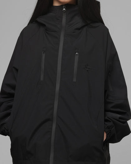Loiter Ultra Hybrid Windbreaker Jacket Black
