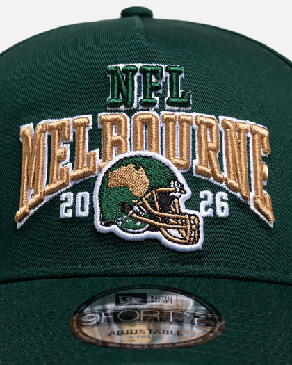 New Era NFL Melbourne 2026 9Forty A-Frame Snapback Dark Green