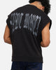 Saint Morta Vill Park Cut Off Sweater Vintage Black