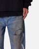 MNML Ultra Baggy Run Over Denim Jeans Blue
