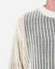 MNML Mesh Knit Sweater Cream