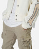 MNML Skeleton Varsity Jacket Cream