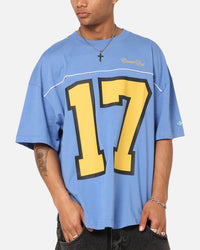 Carre Hitta Grid Iron T-Shirt Blue/Yellow