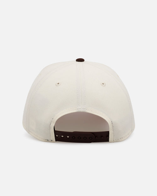 New Era Boston Red Sox 'Pink Satin Hearts Walnut' 9FORTY A-Frame Snapback Chrome/Walnut