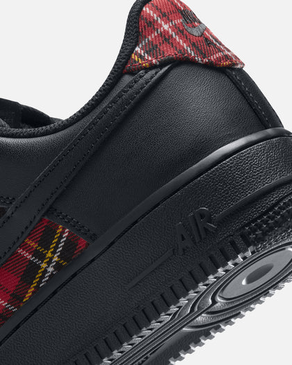 Nike Women's Air Force 1 '07 "Plaid" Black/Black