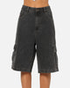 X-Large Baggy Cargo Denim 91 Shorts Washed Black