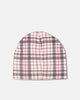 Loiter Ribbed Skully Pink Plaid