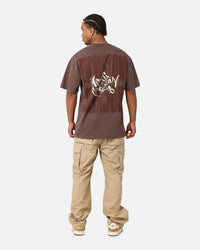 Mitchell & Ness Houston Rockets AG T-Shirt Brown