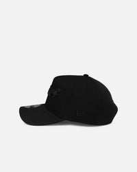 New Era Miami Heat 'NBA Black On Black' 9FORTY A-Frame Snapback Black