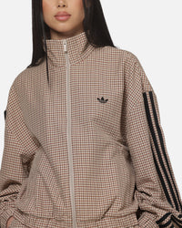 Adidas Checks Track Jacket Beige