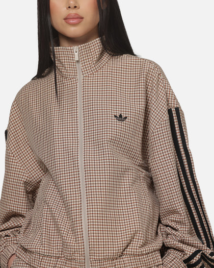 Adidas Checks Track Jacket Beige