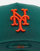 New Era New York Mets 'Citrus 2.0' 9FORTY A-Frame Snapback Dark Green/Orange