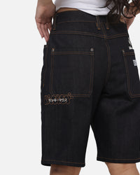 Carre x Disney M&F Denim Jorts Raw Indigo