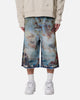MNML Ultra Baggy Angel Denim Shorts Multi