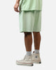 American Thrift Fleece Shorts Washed Lime