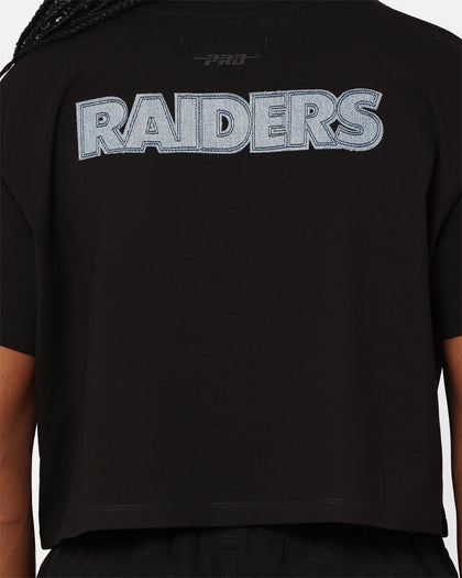 Pro Standard Women's Las Vegas Raiders Boxy T-Shirt Black