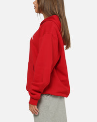 Jordan Jumpman Fleece Pullover Hoodie Gym Red/White