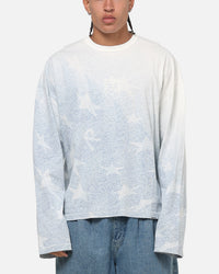 Represent USA Football Long Sleeve T-Shirt Washed Blue