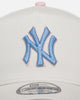 New Era New York Yankees 'Pastel' 9FORTY A-Frame Snapback Chrome White