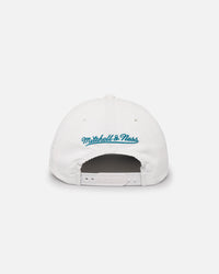 Mitchell & Ness Charlotte Hornets History Origin Snapback White/Teal