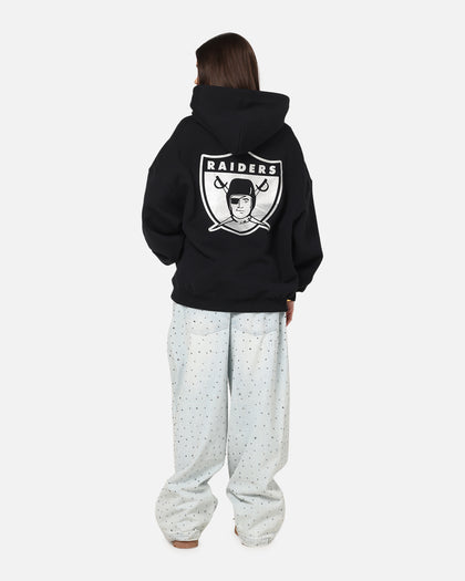 Mitchell & Ness Las Vegas Raiders Rhinestone Hoodie Faded Black