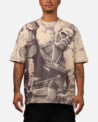 Hypland X Attack On Titan Colossal T-Shirt Chocolate