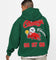 Mitchell & Ness Chicago Bulls Letterman Hoodie Malachite Green