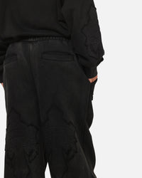 Ed Hardy Fray Track Pants Black