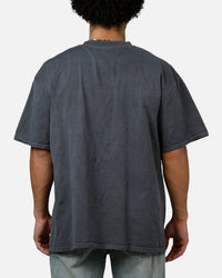 Carre Vandalize Drop T-Shirt Washed Charcoal