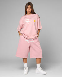 Loiter Hybrid Premium T-Shirt Dusty Pink