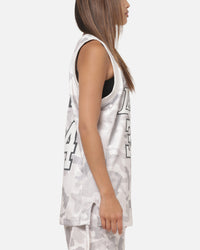Mitchell & Ness Los Angeles Lakers Shaquille O'Neal #34 Snow Camo Energy Swingman Jersey Vintage White