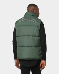 Saint Morta Kingdom Puffer Vest Dark Green