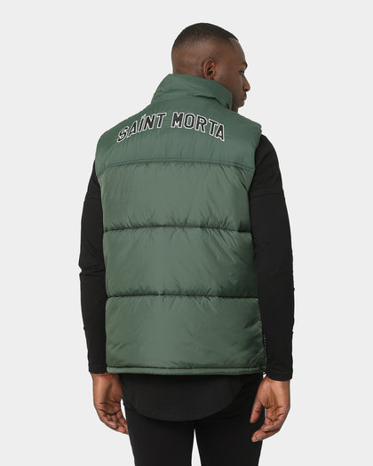 Saint Morta Kingdom Puffer Vest Dark Green