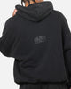 Saint Morta Distressed Hoodie Black Wash