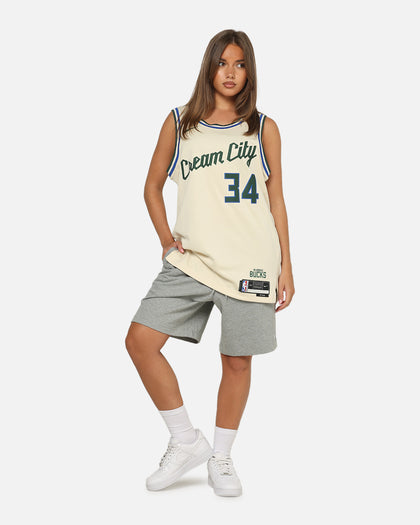 Nike Giannis Antetokounmpo Milwaukee Bucks #34 City Edition 2025/26 NBA Swingman Jersey Flat Opal/Green