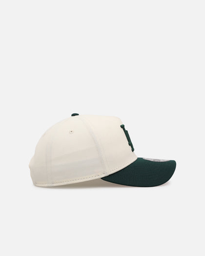 New Era Los Angeles Dodgers 'Pink Satin Hearts Green' 9FORTY A-Frame Snapback Chrome/Dark Green
